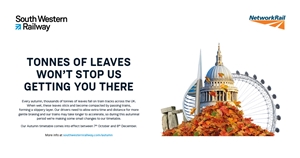 South Western Railway's Leaves On Line Campaign